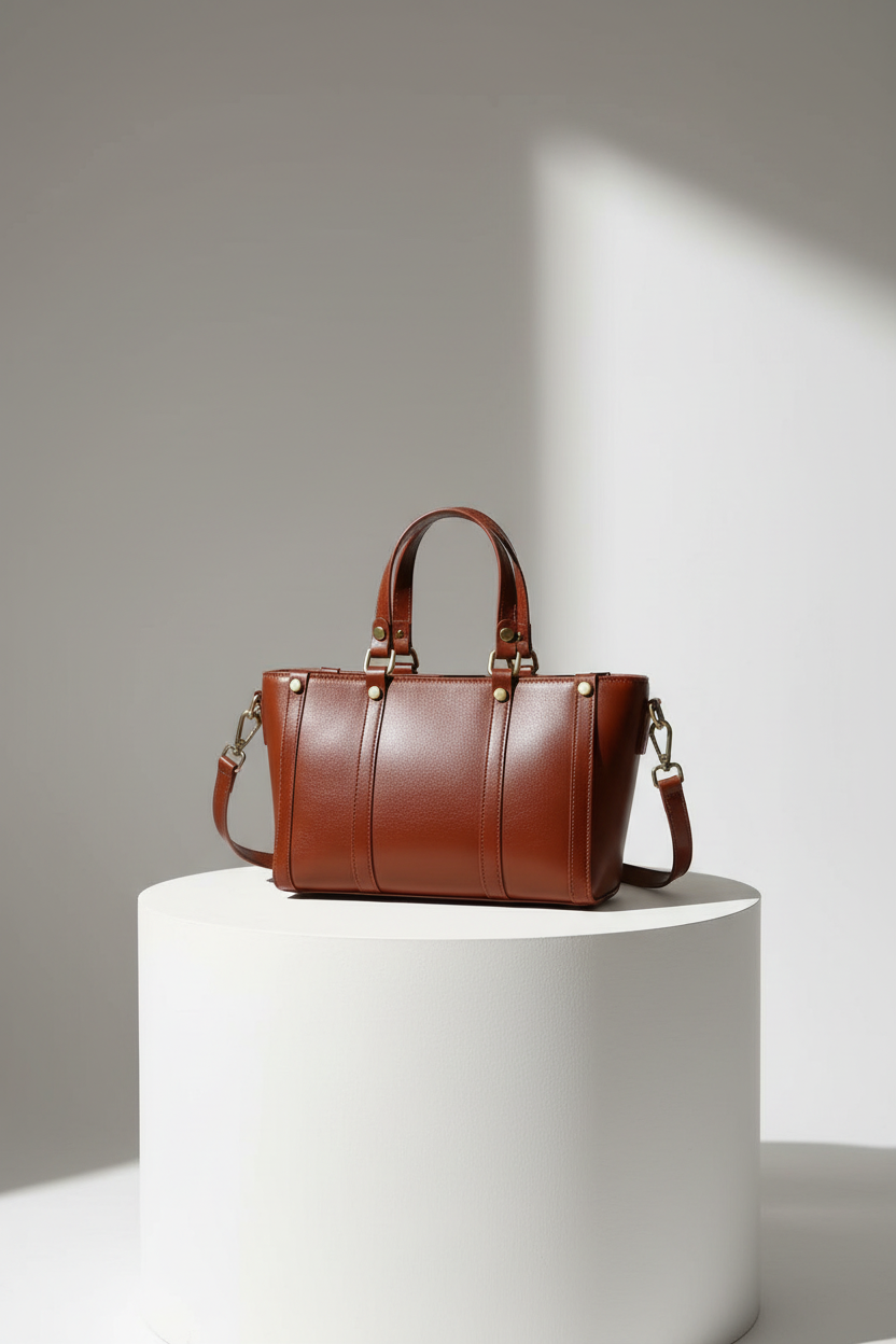 Cowhide Tote - Studio Shot